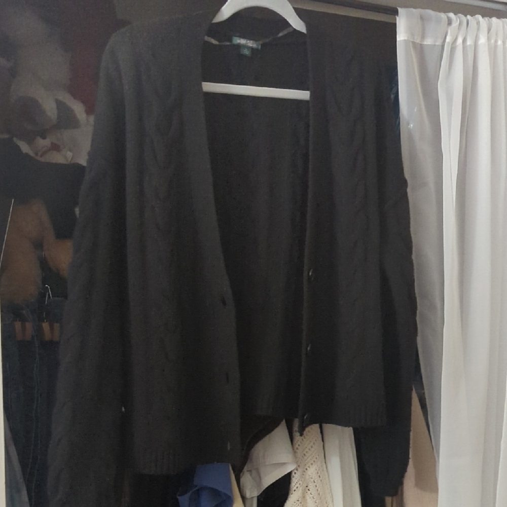 Wild Fable Black Knit Cardigan